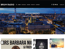 Tablet Screenshot of brumradio.com